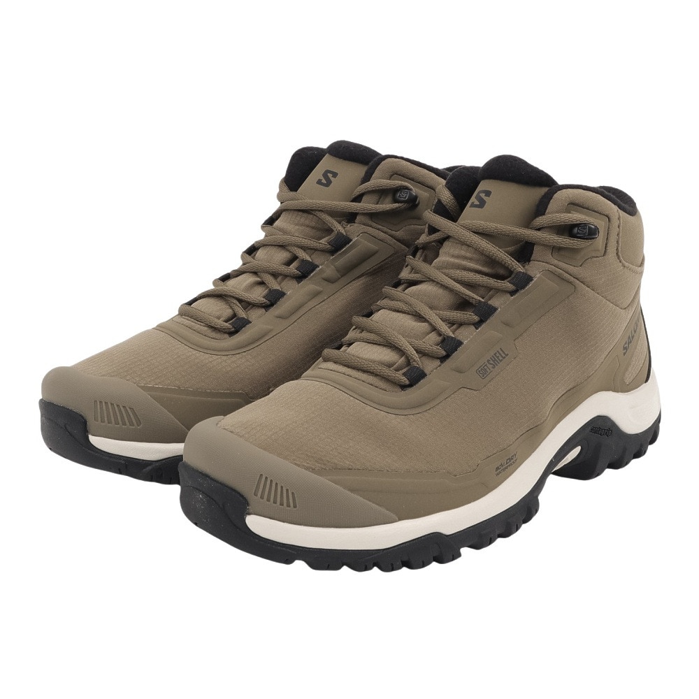 サロモン(SALOMON)スノーシューズ スノトレ シェルター ウォータープルーフ オリーブ L47974000 カジュアルシ… サロモン（SALOMON）（メンズ）スノーシューズ スノトレ シェルター