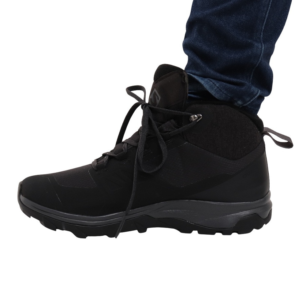 サロモン(SALOMON)(レディース)スノーブーツ 防水 黒 OUTSNAP