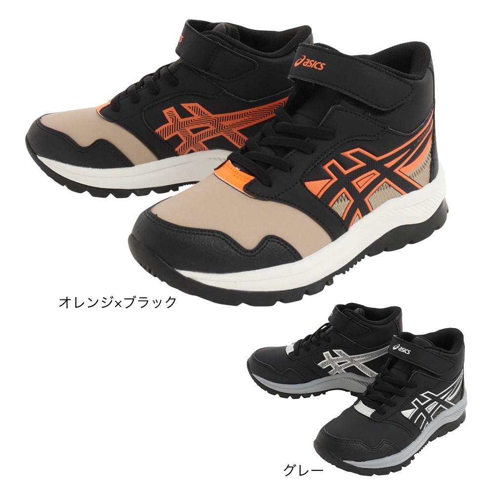 アシックス（ASICS）（キッズ）ジュニア スノーブーツ レイザービーム マジックテープ 黒 LAZERBEAM WF-MG ブラック 1154A135.020 ウィンターシューズ 防寒