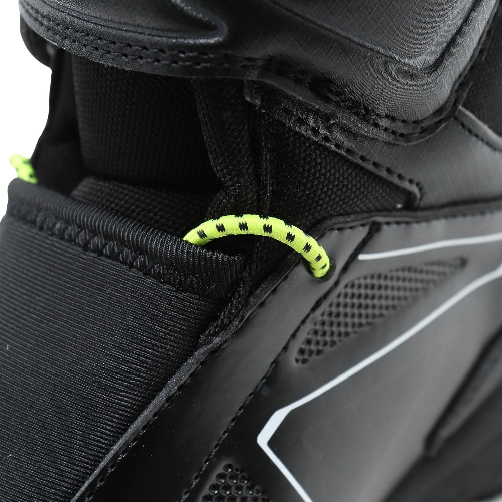 ジローム（GIRAUDM）（キッズ）スノーブーツ ガオスピードTG BOOTS 黒 くろ クロ ブラック イエロー 2F0006-SHTR-805MS BLK ベルト付き マジックテープ 防水
