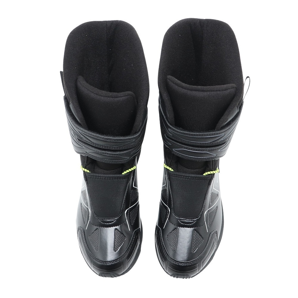 ジローム（GIRAUDM）（キッズ）スノーブーツ ガオスピードTG BOOTS 黒 くろ クロ ブラック イエロー 2F0006-SHTR-805MS BLK ベルト付き マジックテープ 防水