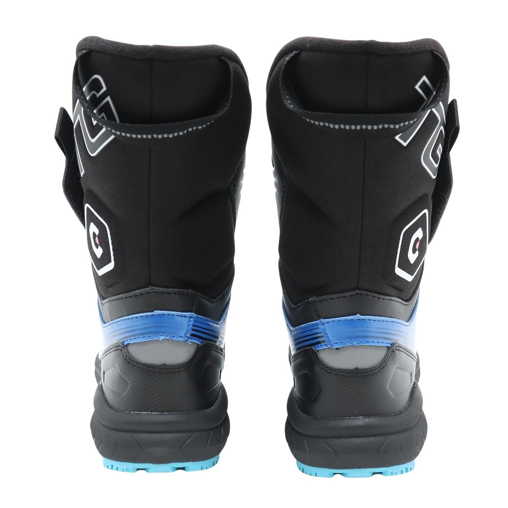 ジローム（GIRAUDM）（キッズ）スノーブーツ ガオスピードTG BOOTS 青 あお アオ ブルー ブラック 2F0006-SHTR-805MS BLU ベルト付き マジックテープ 防水 