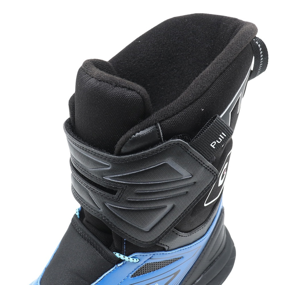ジローム（GIRAUDM）（キッズ）スノーブーツ ガオスピードTG BOOTS 青 あお アオ ブルー ブラック 2F0006-SHTR-805MS BLU ベルト付き マジックテープ 防水 