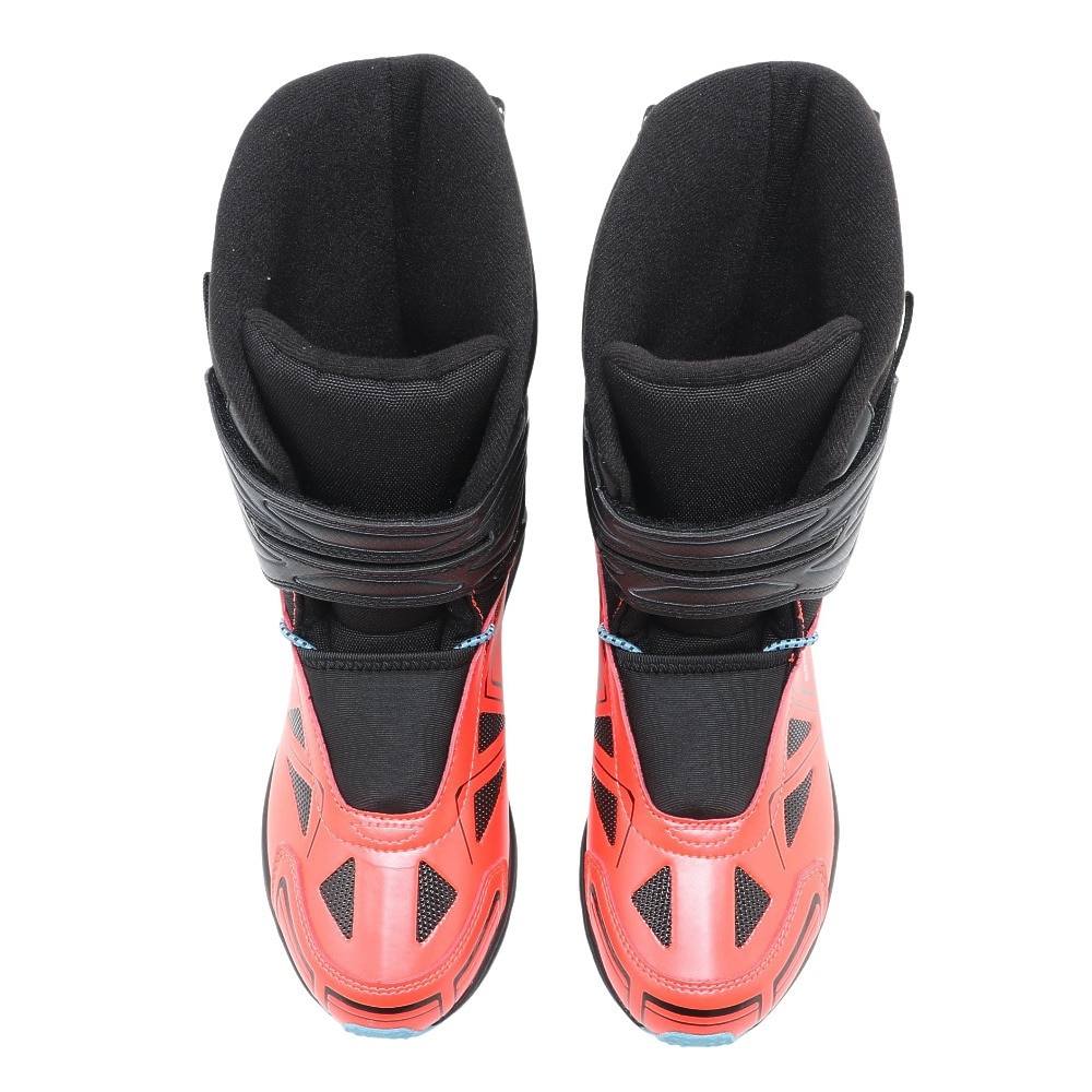 ジローム（GIRAUDM）（キッズ）スノーブーツ ガオスピードTG BOOTS 赤 あか アカ レッド ブラック 2F0006-SHTR-805MS RED ベルト付き マジックテープ 防水 