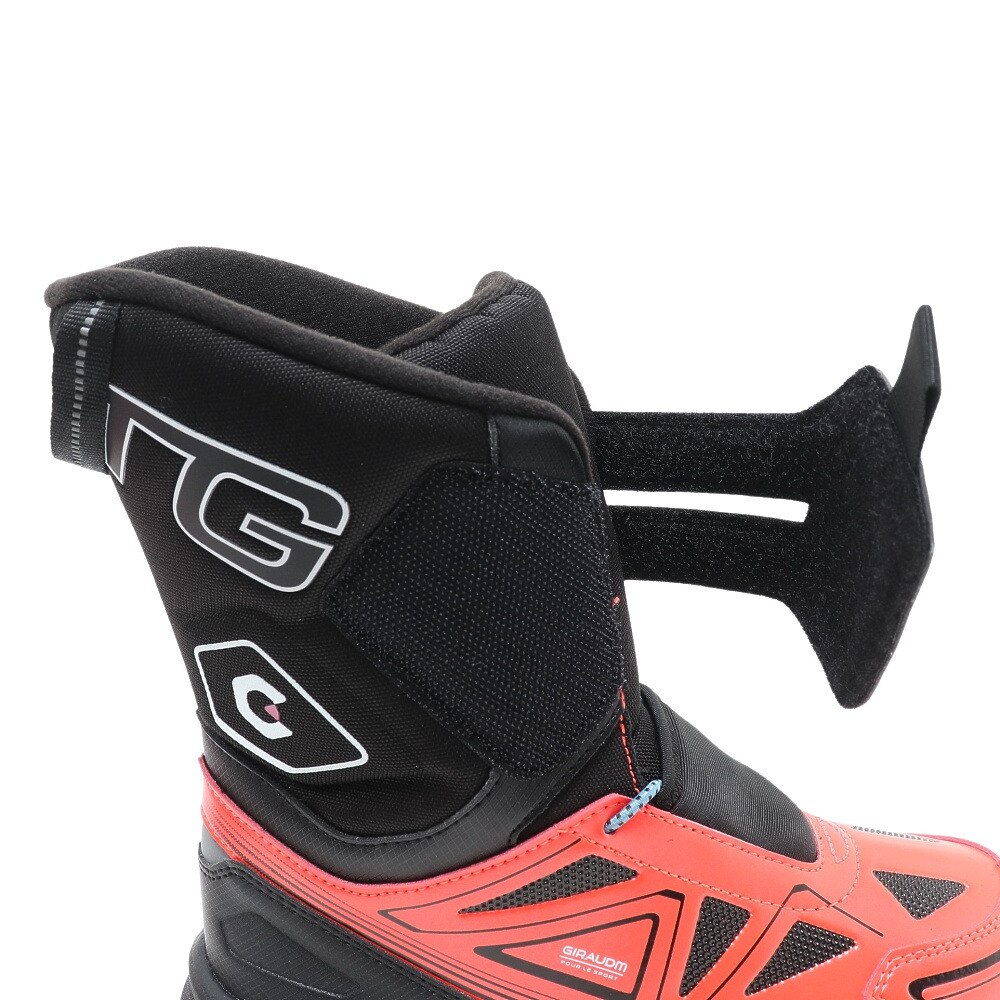 ジローム（GIRAUDM）（キッズ）スノーブーツ ガオスピードTG BOOTS 赤 あか アカ レッド ブラック 2F0006-SHTR-805MS RED ベルト付き マジックテープ 防水 