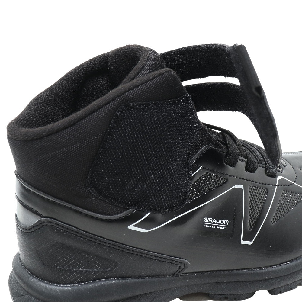 ジローム（GIRAUDM）（キッズ）スノーブーツ ガオスピード TG MID 黒 くろ クロ ブラック 2F0007-SHTR-805MS BLK ベルクロ マジックテープ くるぶし丈 防水
