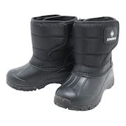(キッズ)ジュニアスノーブーツ 21KIDS ウィンターブーツ 黒 ブラック 805ST1MS47060066 BLK アウトドア 雪遊び マジックテープ