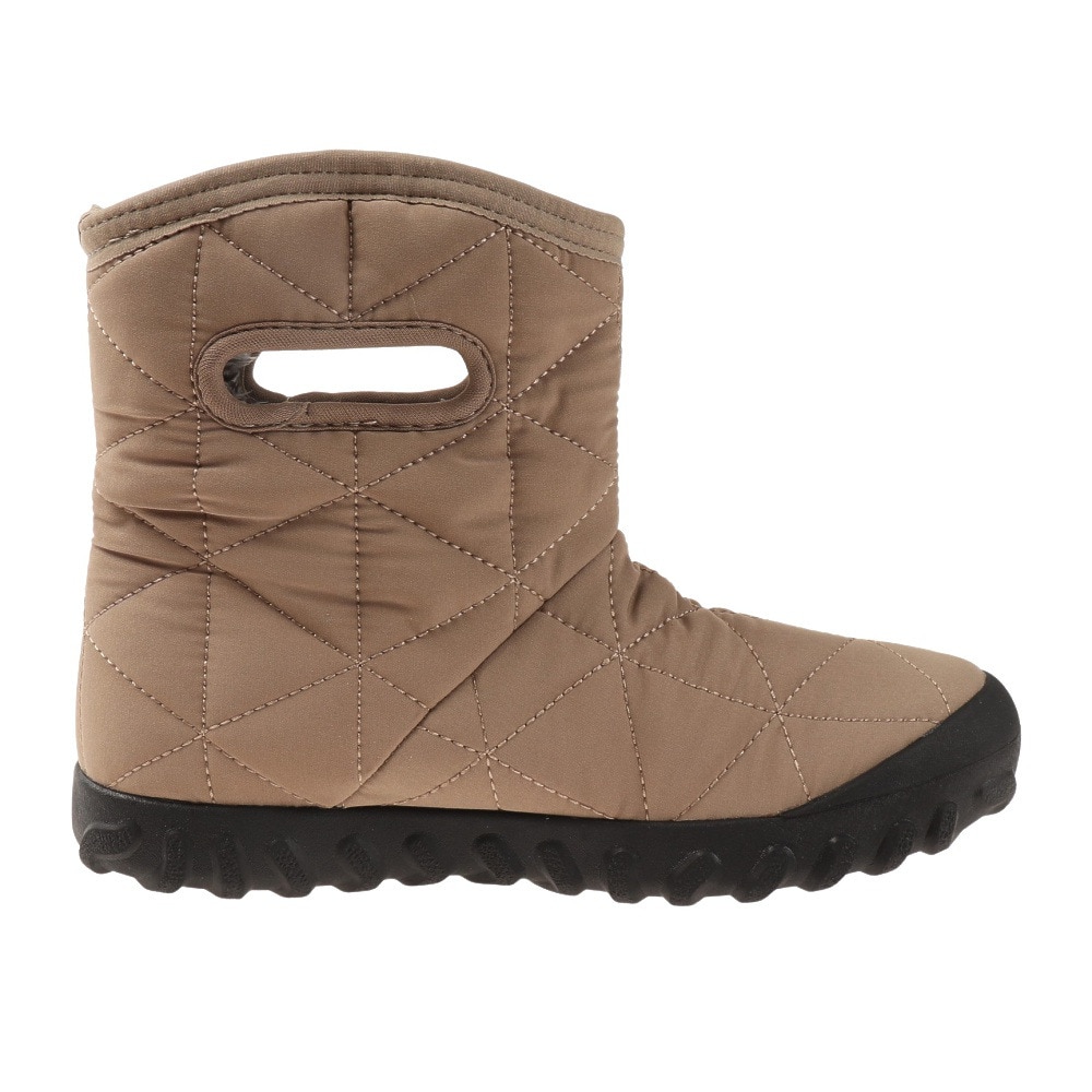 ボグス（BOGS）（メンズ、レディース）スノーシューズ 防水 ベージュ B-MOC ショートブーツ BOGS78836-258 FOSSIL ウィンターシューズ 防寒 防滑 キルティング