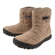 ボグス(BOGS)(メンズ、レディース)スノーシューズ 防水 ベージュ B-MOC ショートブーツ BOGS78836-258 FOSSIL ウィンターシューズ 防寒 防滑 キルティング
