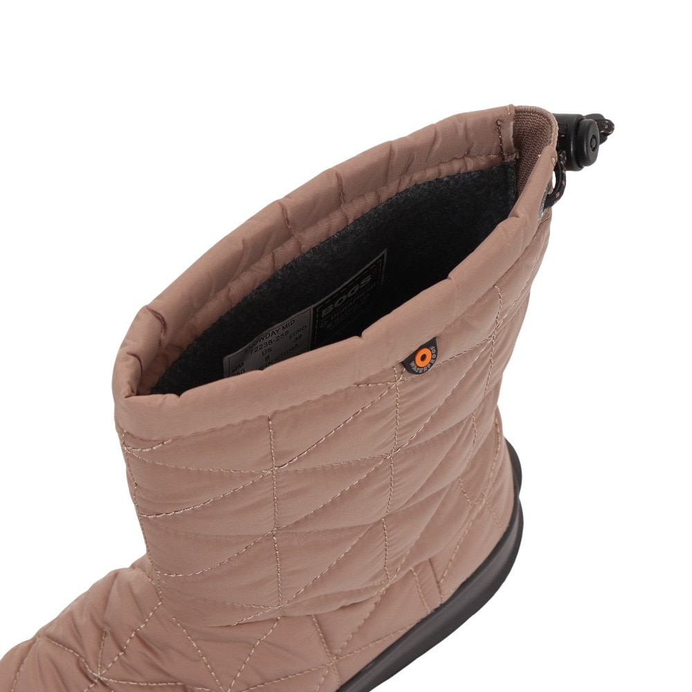 ボグス（BOGS）（レディース）スノーシューズ スノトレ SNOWDAY MID BOGS72238-258 FOSSIL
