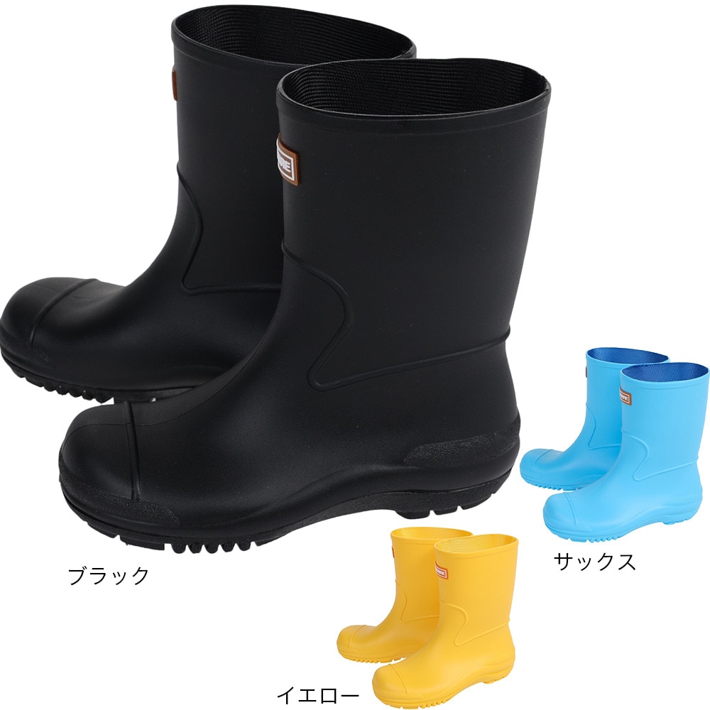 アキレス（Achilles）（キッズ）ジュニア スノーシューズ モントレ 107 ブラック SCB1070 B レインシューズ レインブーツ 長靴 雨天 雨 