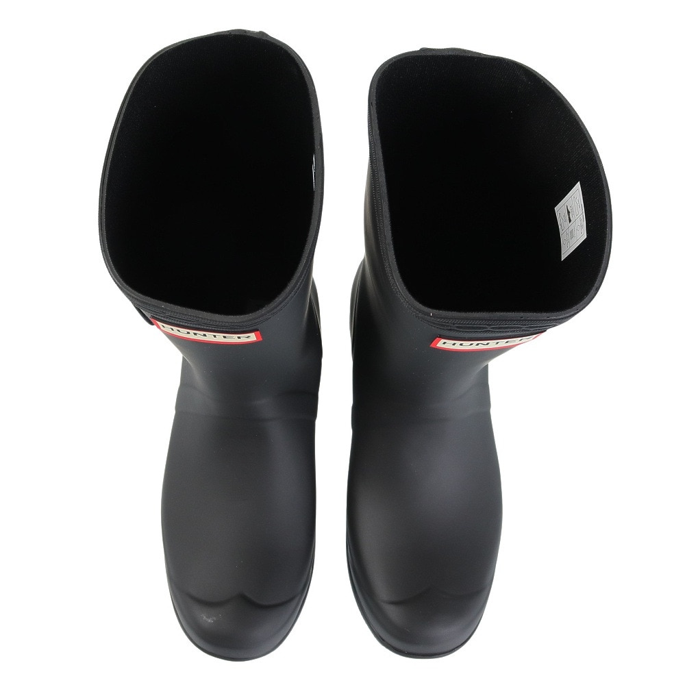 ハンター（Hunter）（レディース）長靴 レインブーツ 防水 オリジナルツアーショート 黒 ブラック WFS2205RMA BLK ラバーブーツ 柔らか素材 収納簡単