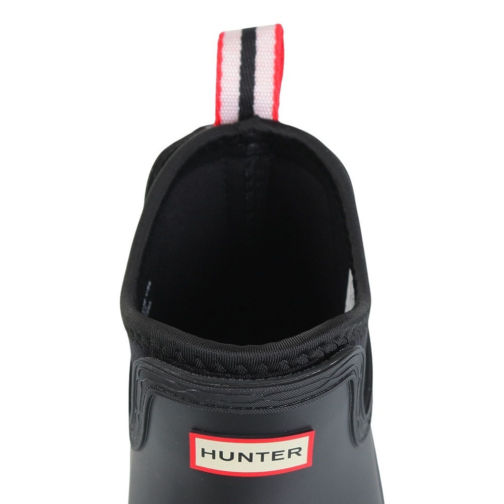 ハンター（Hunter）（レディース）レインブーツ プレイ ネオプレン チェルシー ブーツ ブラック WFS3020RMA-BLK 長靴 雨天 雨 防水 おしゃれ