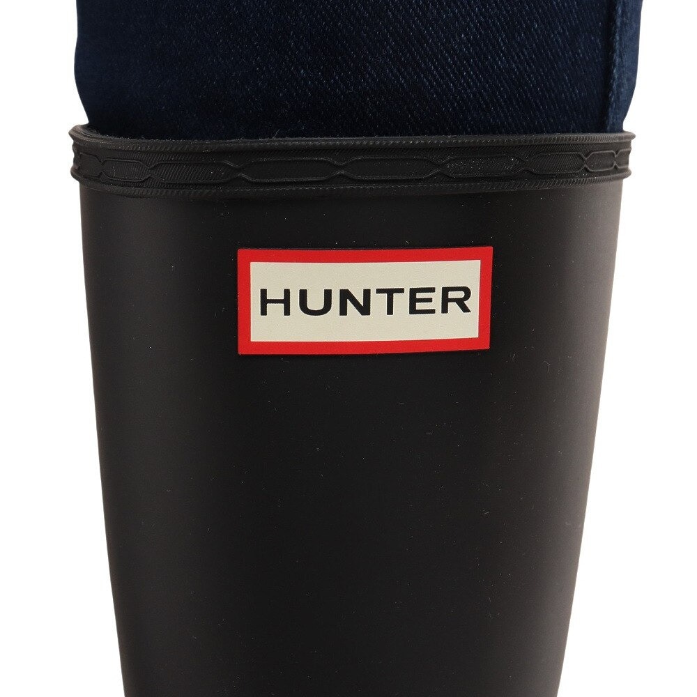 ハンター（Hunter）（レディース）長靴 黒 防水 レディース レインブーツ オリジナル プレイ トールブーツ ブラック WFT2007RMA-BLK ラバーブーツ 膝丈 雨の日