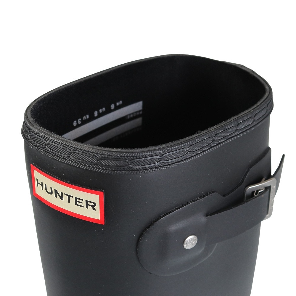 ハンター（Hunter）（レディース）長靴 黒 防水 レディース レインブーツ オリジナルツアーブーツ ブラック WFT2210RMA-BLK 柔らか素材 折りたたみ可 軽量