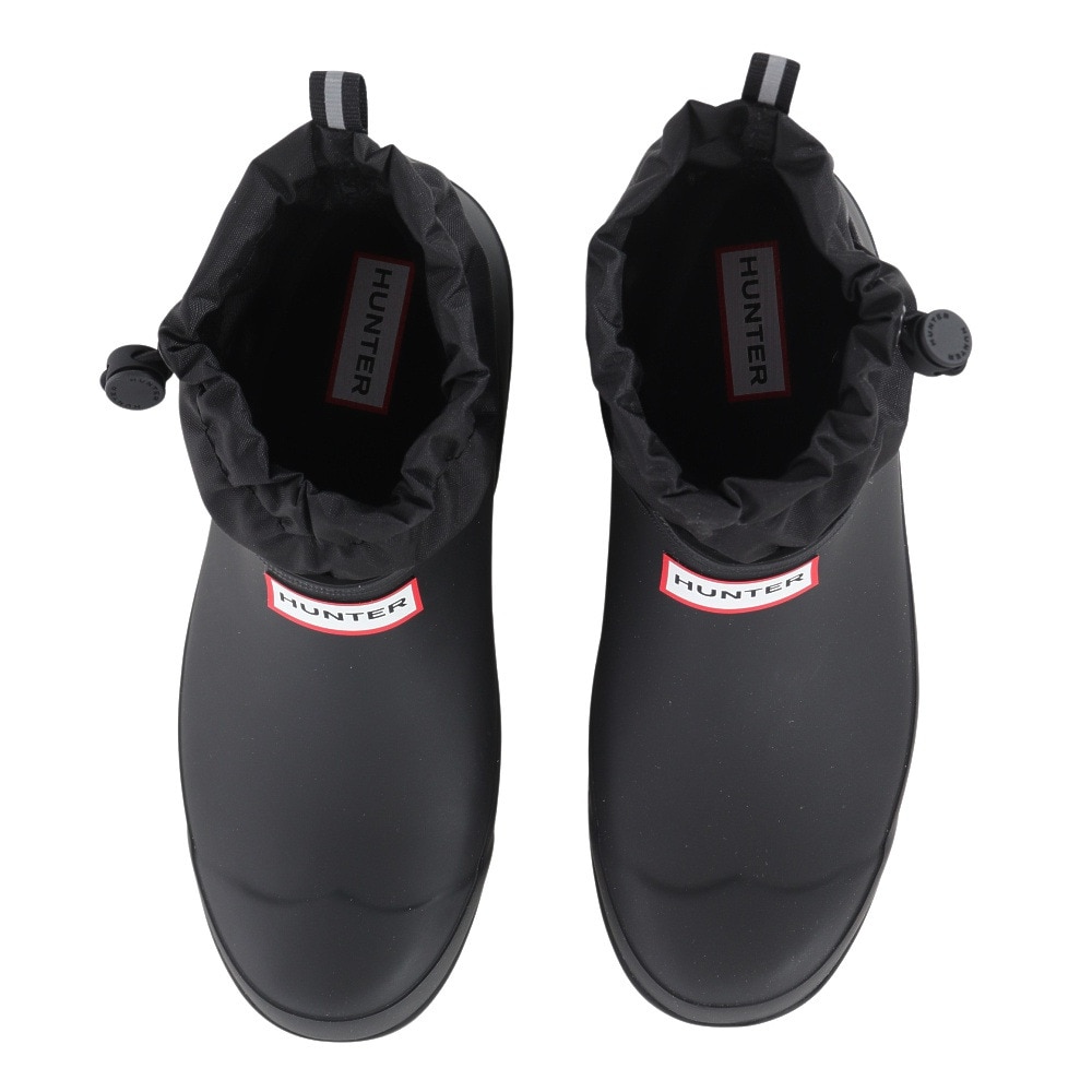 ハンター（Hunter）（メンズ、レディース）長靴 レインブーツ プレイ ショート トラベル ブーツ ブラック UFS4020RMA-BLK
