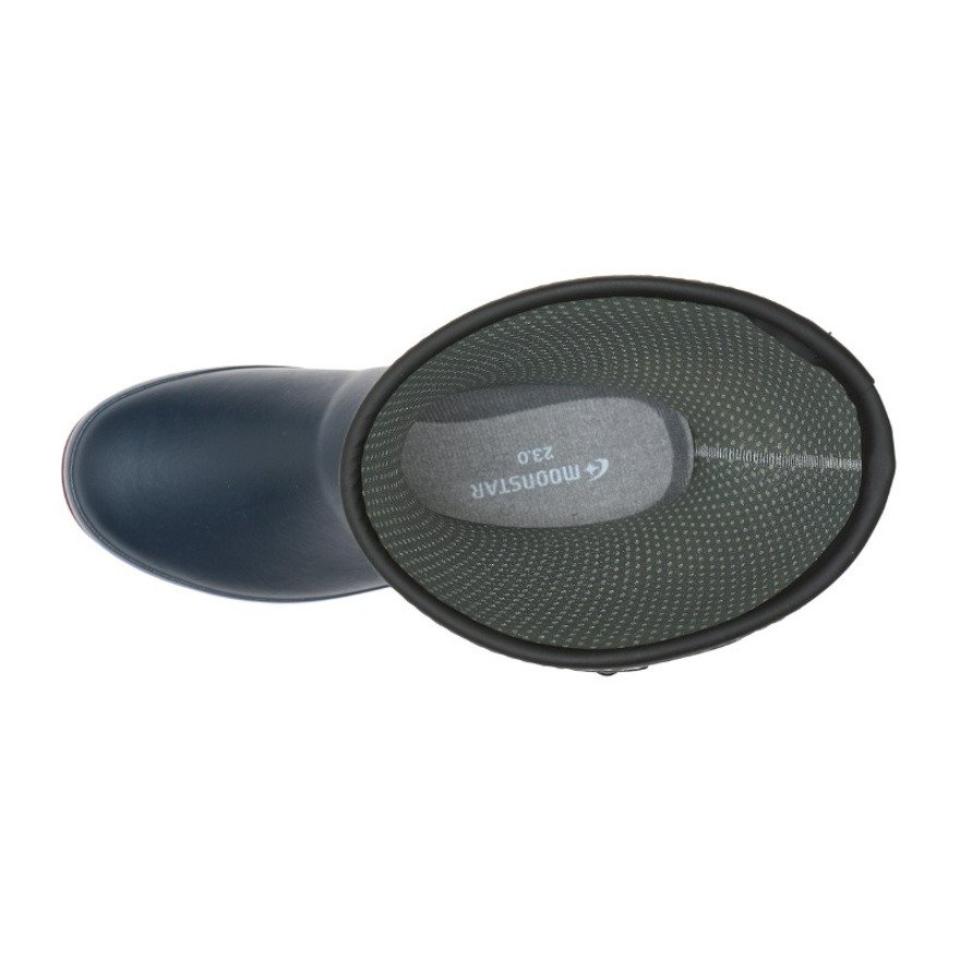 ムーンスター（MoonStar）（レディース）長靴 レインブーツ MF FG07RL ネイビー 13362395T シューズ