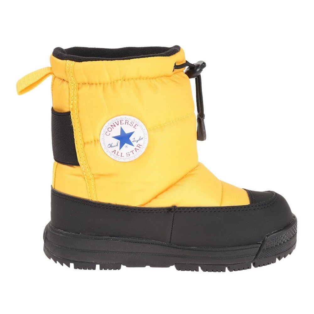コンバース（CONVERSE）（キッズ）ジュニア スノーブーツ 防水 撥水 CHILD ALL STAR WP BG ブーツ イエロー 37302030 22W 雪道 雪遊び 防滑 防寒