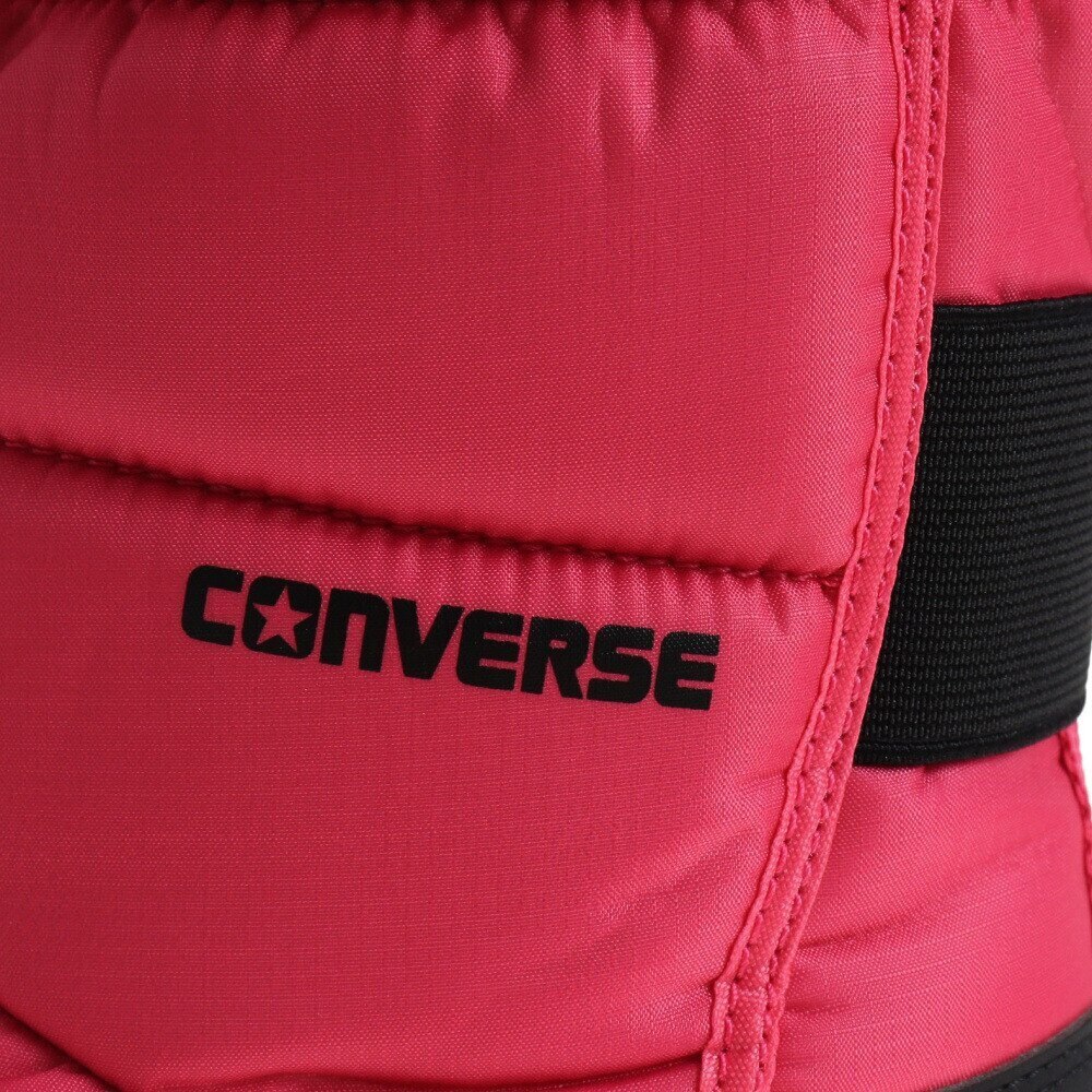 コンバース（CONVERSE）（キッズ）ジュニア スノーブーツ 防水 撥水 ピンク チャイルド オールスター WP BG ブーツ 37302031 22W 防滑 防寒 雪遊び 通園 