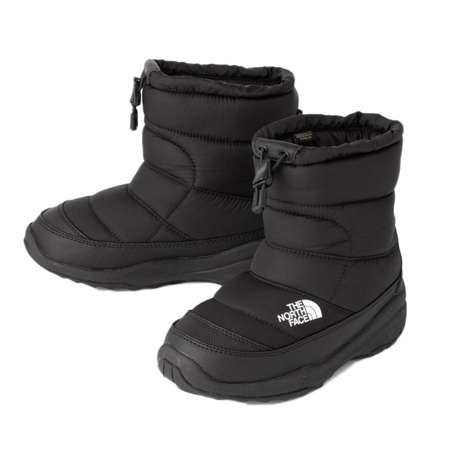 【新品】ノースフェイス キッズ ブーツ 靴 ヌプシ ブラック ジュニア 防寒 ザ・ノース・フェイス（THE NORTH FACE）（キッズ）ジュニアブーツ