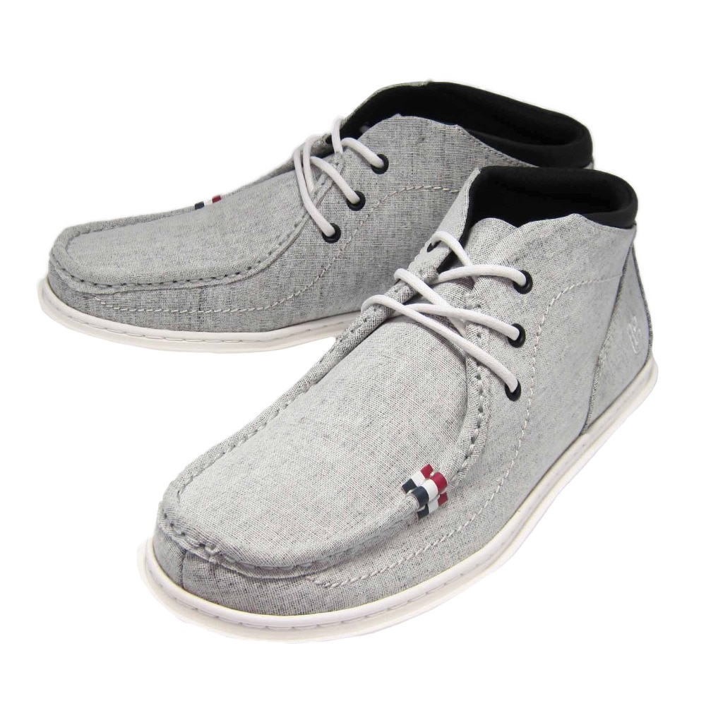  【多少の傷汚れありの為大奉仕】カジュアルシューズ フロータキャンバス ホワイト グレー FLOATER CANVAS WHITE GRAY