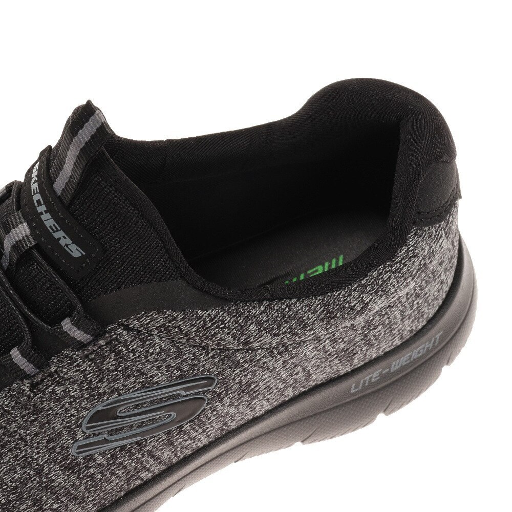 スケッチャーズ（SKECHERS）（メンズ）スニーカー メンズ SUMMITS FORTON 52813-BBK グレー