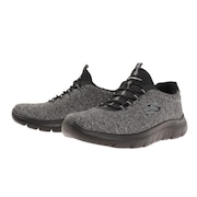 スケッチャーズ（SKECHERS）（メンズ）スニーカー メンズ SUMMITS FORTON 52813-BBK グレー