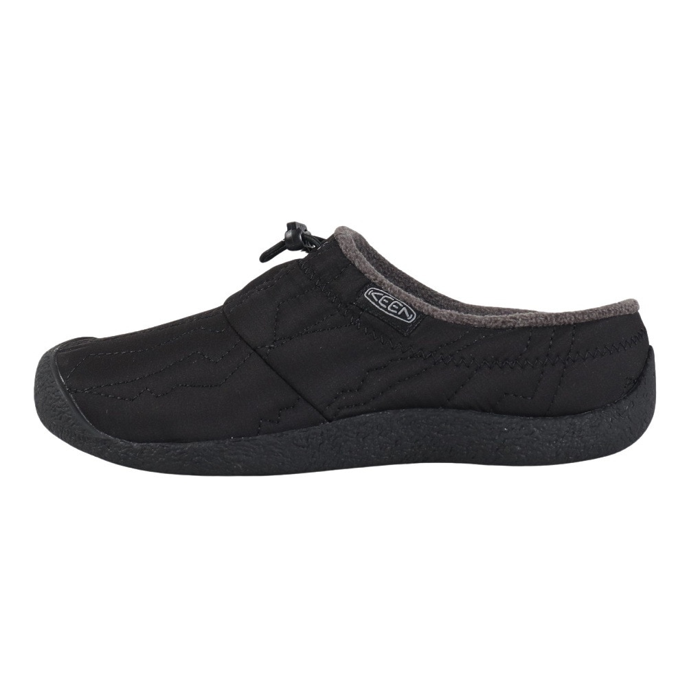 キーン（KEEN）（メンズ）モックシューズ スリッポン ハウザー 3 スライド ブラック 黒 Black 1025552 リラックスアウトドア カジュアル ルームシューズ 靴 