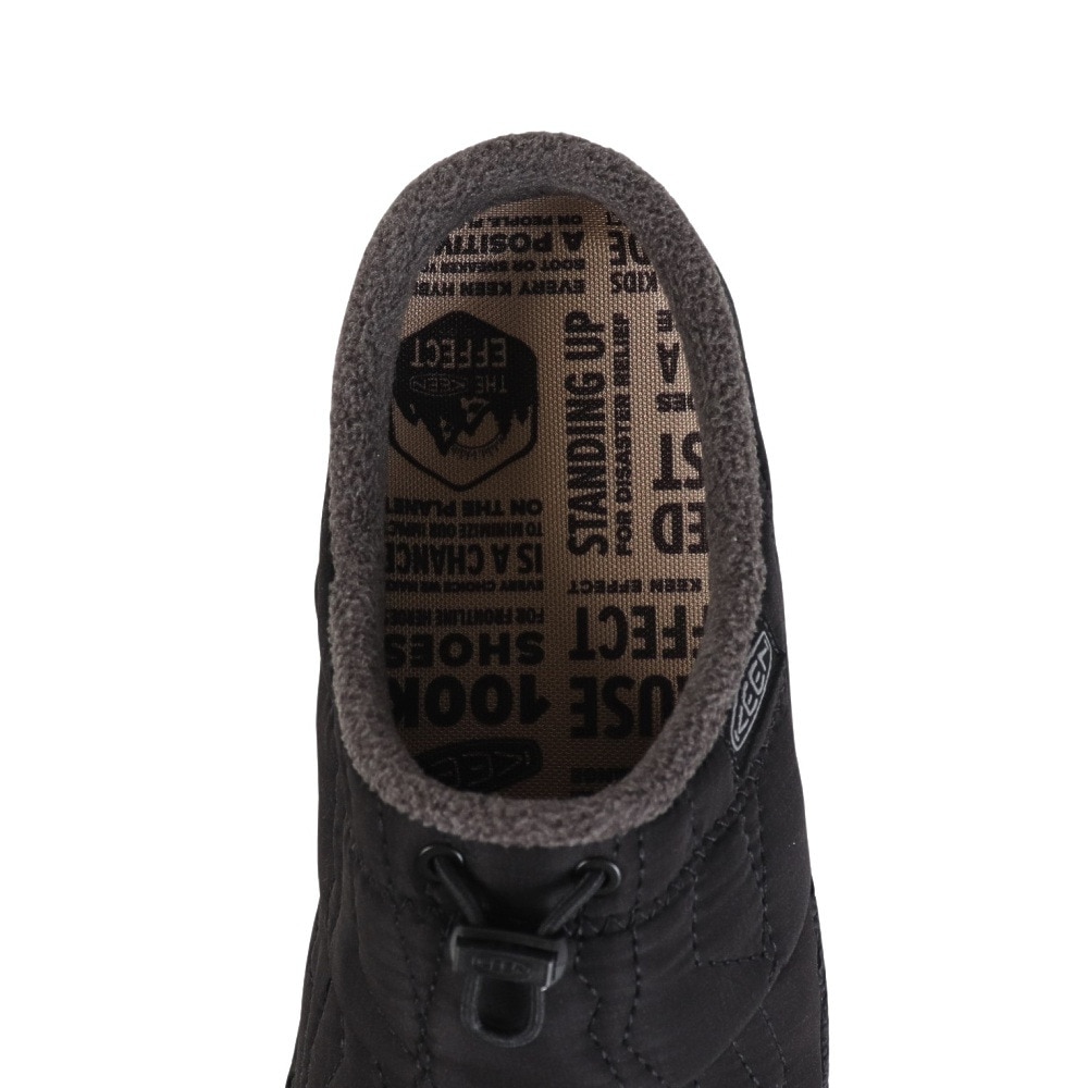 キーン（KEEN）（メンズ）モックシューズ スリッポン ハウザー 3 スライド ブラック 黒 Black 1025552 リラックスアウトドア カジュアル ルームシューズ 靴 