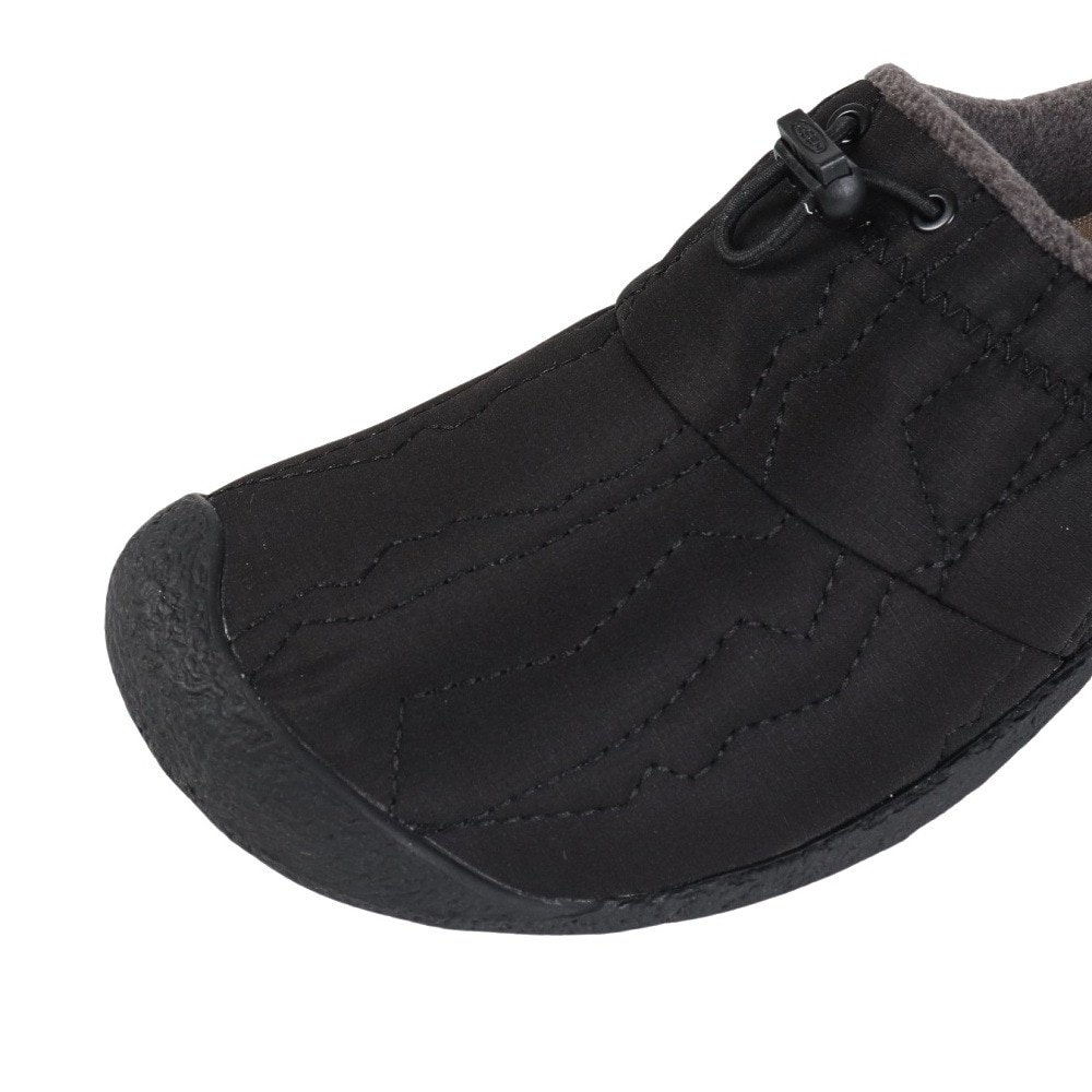 キーン（KEEN）（メンズ）モックシューズ スリッポン ハウザー 3 スライド ブラック 黒 Black 1025552 リラックスアウトドア カジュアル ルームシューズ 靴 