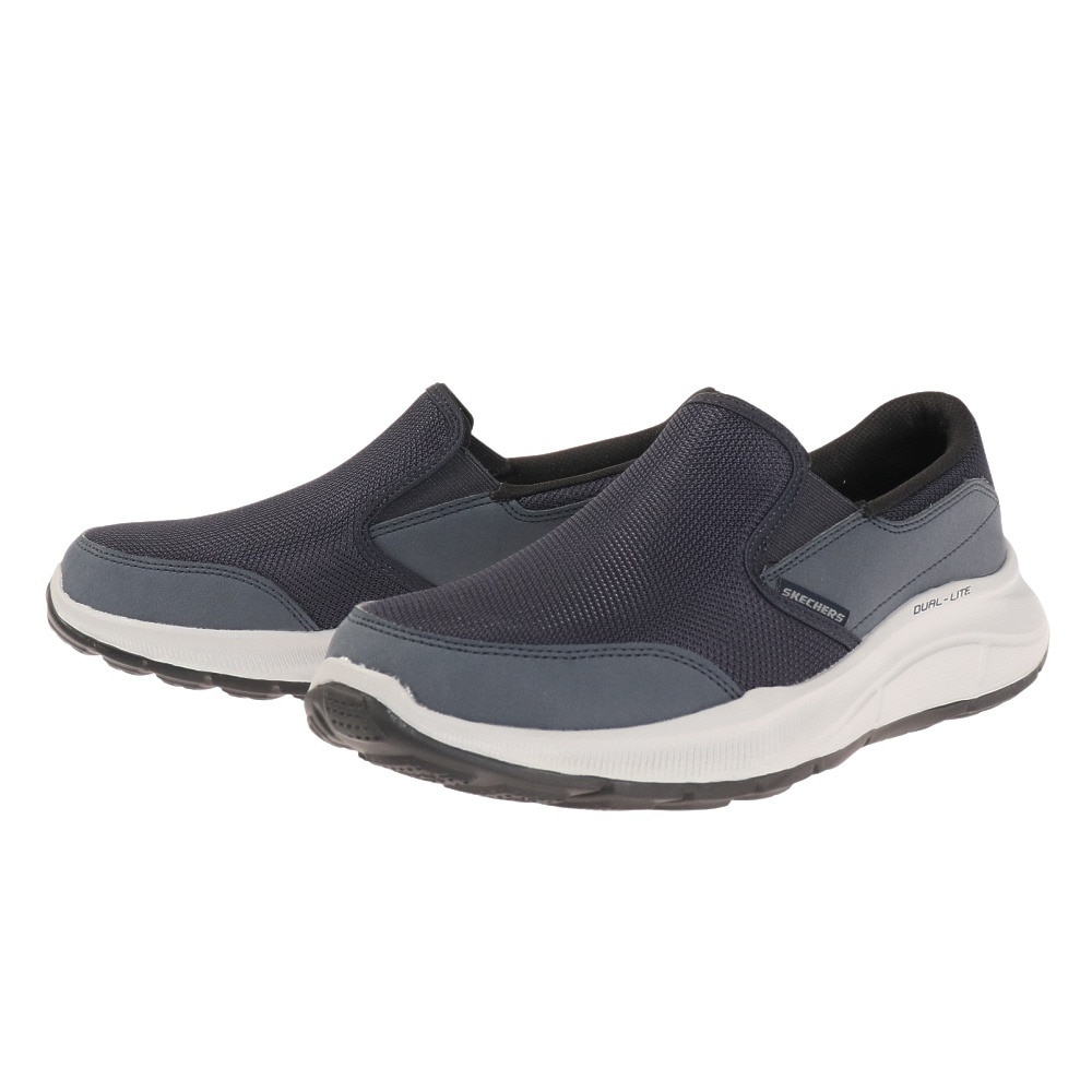 スケッチャーズ スケッチャーズ Skechers メンズ スリッポン メンズ 紺 エクアライザー 5 プレシステ ブルequalizer 5 Persistable ネイビー Nvy スポーツ用品はスーパースポーツゼビオ