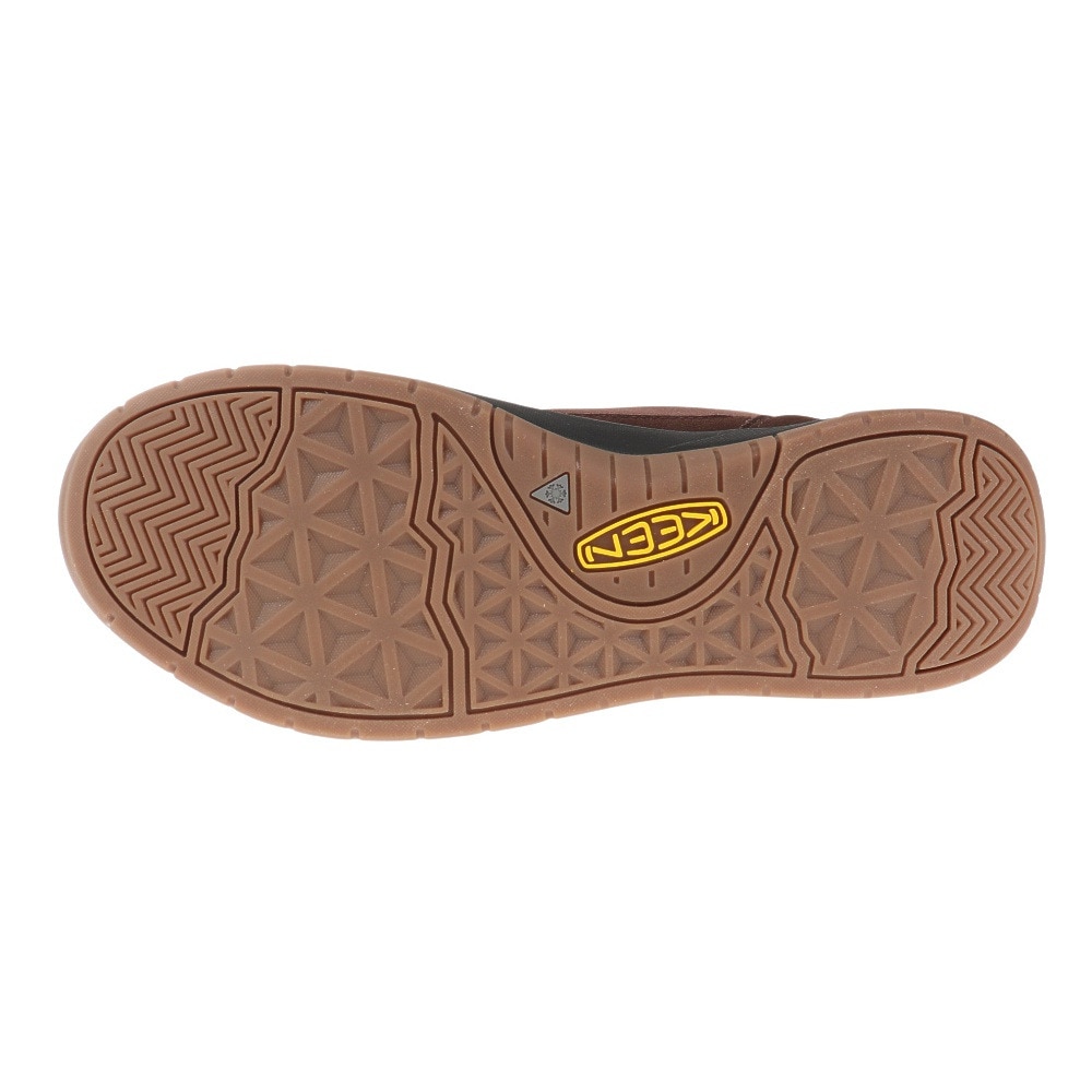 キーン（KEEN）（メンズ）ミドルカット スニーカー フッドチャッカ ウォータープルーフ ブラウン 1025481 ウィンターシューズ