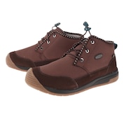 キーン(KEEN)(メンズ)ミドルカット スニーカー フッドチャッカ ウォータープルーフ ブラウン 1025481 ウィンターシューズ