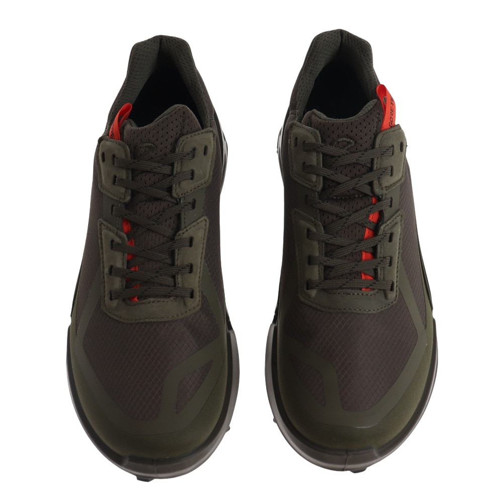 エコー（ecco）（メンズ）スニーカー オリーブ メンズ BIOM 2.1 X COUNTRY 82283451179 カジュアルシューズ 通勤 通学  普段履き ビックロゴ ゴアテックス | スポーツ用品はスーパースポーツゼビオ