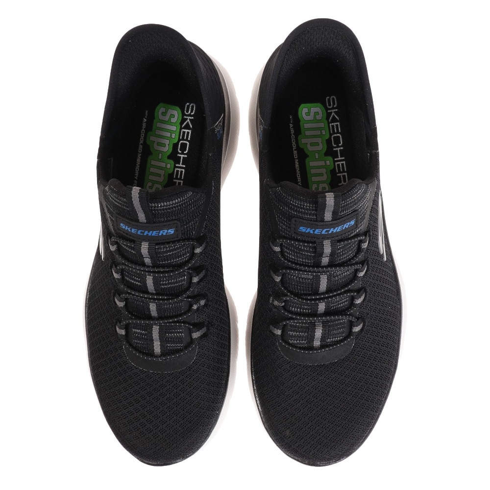 スケッチャーズ（SKECHERS）（メンズ）カジュアルシューズ スリップインズ サミッツ ハイ レンジ ブラック 232457-BLK スニーカー ウォッシャブル 軽量 