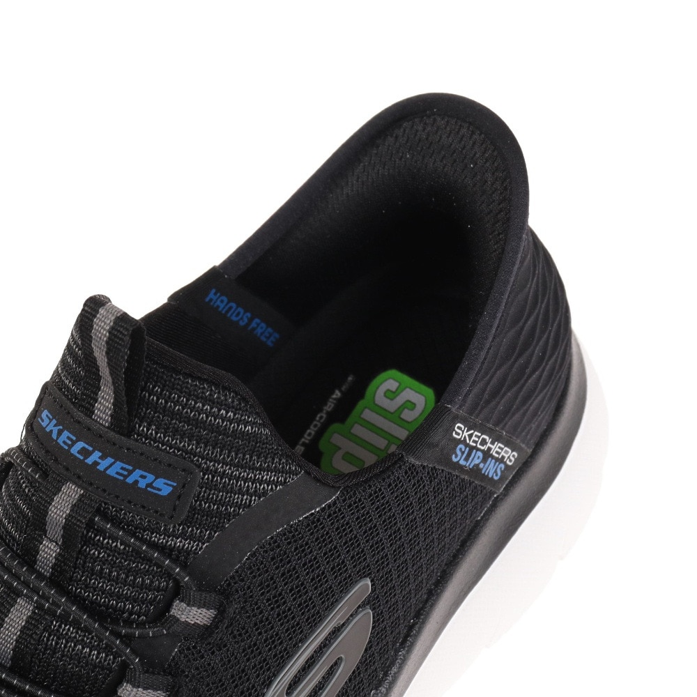 スケッチャーズ（SKECHERS）（メンズ）カジュアルシューズ スリップインズ サミッツ ハイ レンジ ブラック 232457-BLK スニーカー ウォッシャブル 軽量 