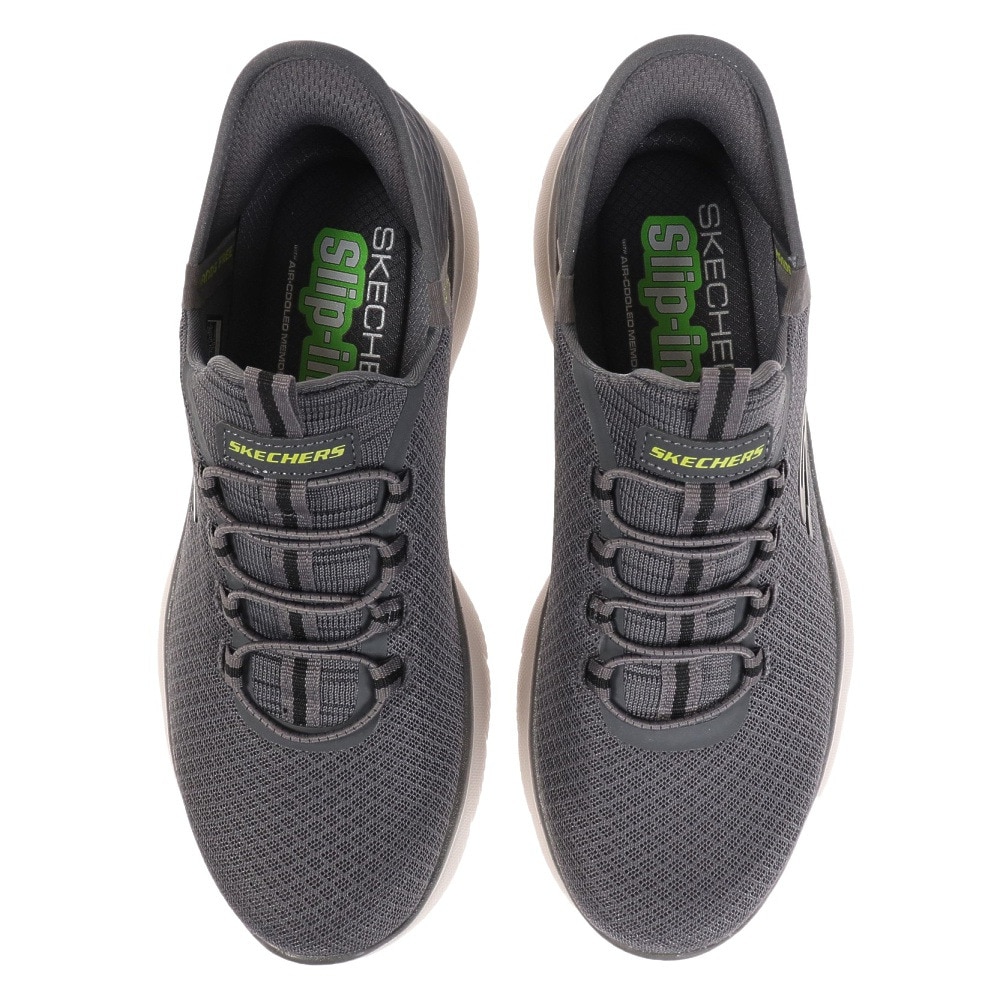 スケッチャーズ（SKECHERS）（メンズ）カジュアルシューズ スリップインズ サミッツ ハイ レンジ グレー 232457-CHAR スニーカー ウォッシャブル 軽量