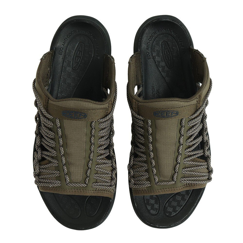 キーン（KEEN）（メンズ）カジュアルシューズ ユニーク スニーク スライド オリーブ 1027183 サンダル スリッポン 軽量 クッション性