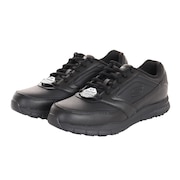 スケッチャーズ（SKECHERS）（メンズ）カジュアルシューズ ワークリラックスドフィット ナンパ SR 77156-BLK