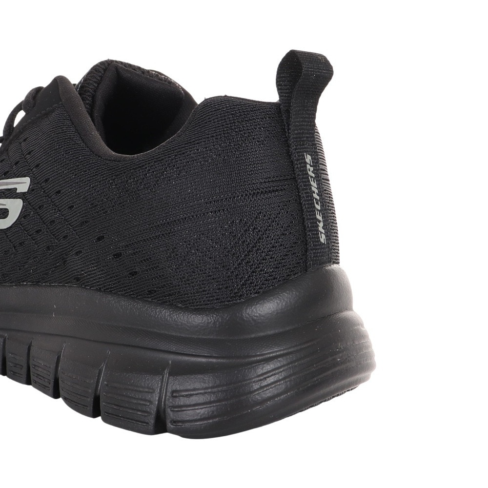 スケッチャーズ（SKECHERS）（メンズ）カジュアルシューズ バーンズ アーレン ブラック 8790055-BBK スニーカー 軽量 タウン スポーツ 運動靴