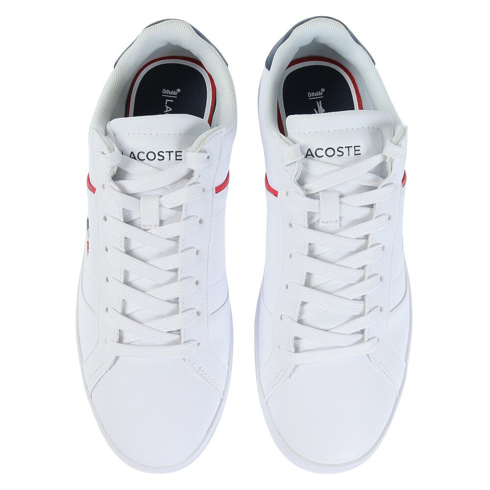 ラコステ（LACOSTE）（メンズ）スニーカー ヨーロッパ プロ TRI 123 1 SMA ホワイト 45SMA0117-407 カジュアル スポーツシューズ 普段履き 街履き シンプル