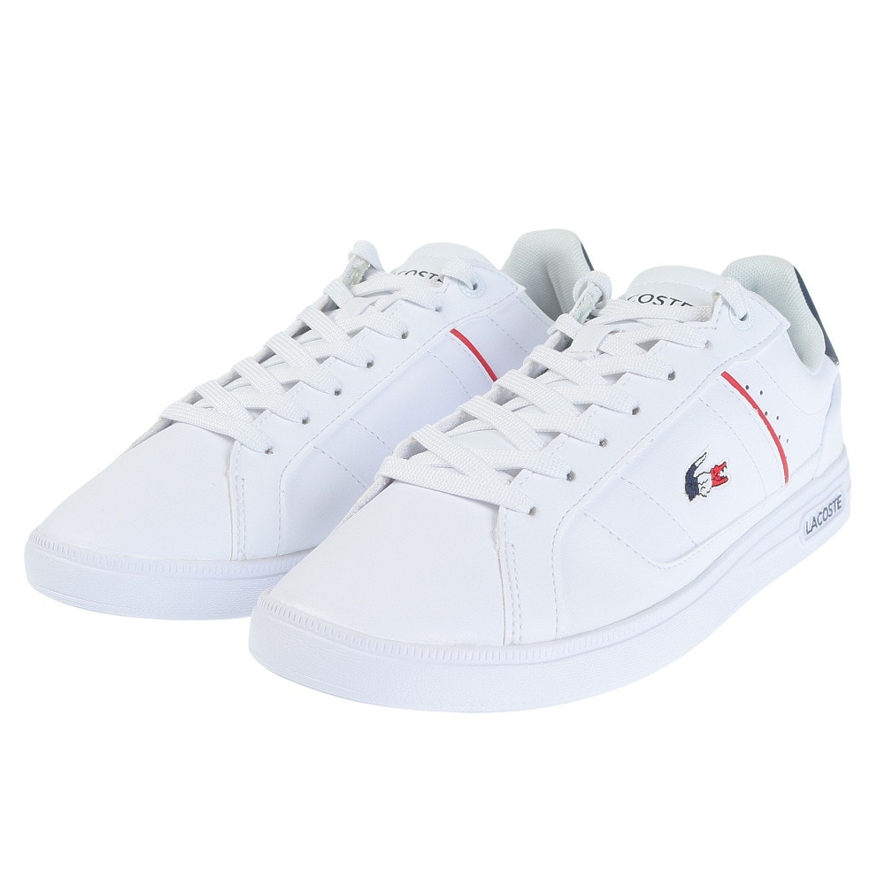 ラコステ（LACOSTE）（メンズ）スニーカー ヨーロッパ プロ TRI 123 1 SMA ホワイト 45SMA0117-407 カジュアル スポーツシューズ 普段履き 街履き シンプル