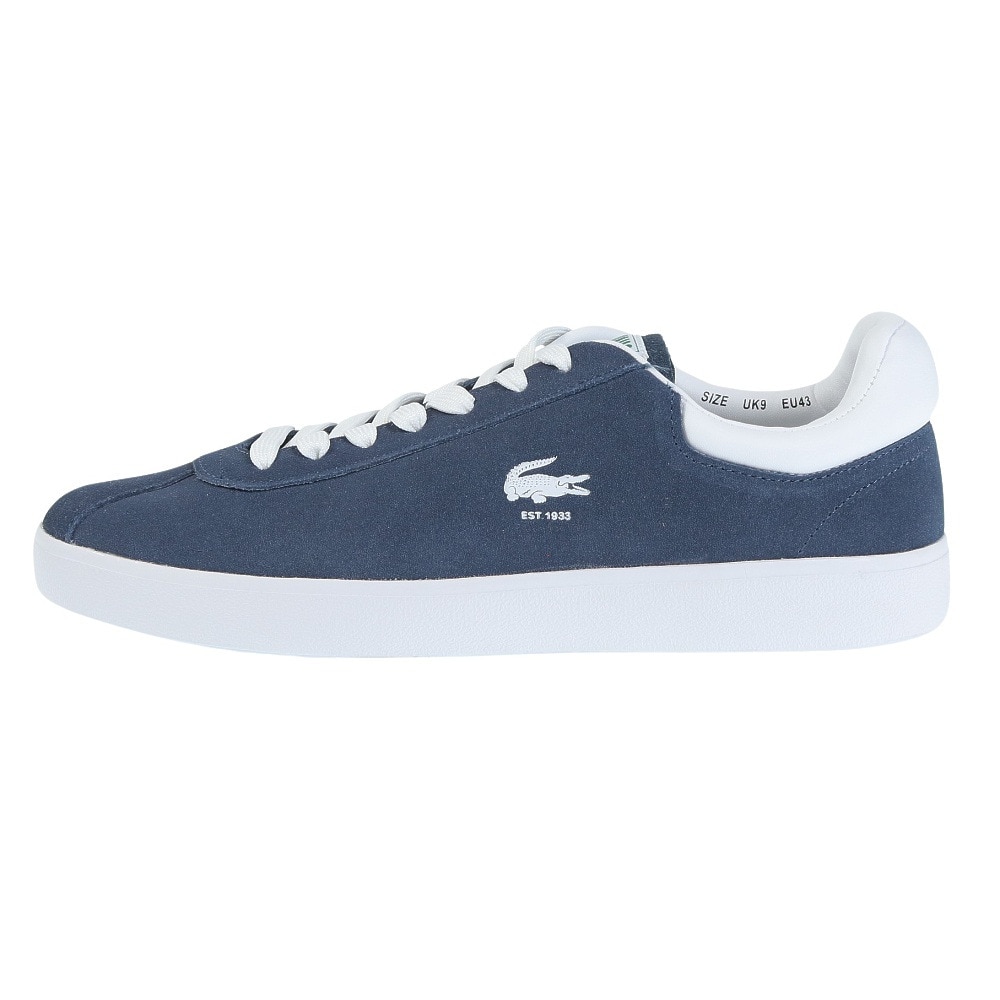 ラコステ（LACOSTE）（メンズ）スニーカー ベースショット 223 1 SMA ネイビー 46SMA0065-092 カジュアル スポーツシューズ 普段履き 街履き シンプル タウン