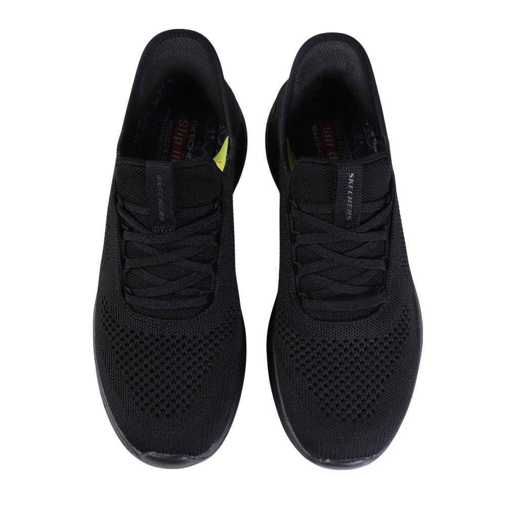 スケッチャーズ（SKECHERS）（メンズ）カジュアルシューズ スリップインズ スレイドクイント ブラック 210810-BBK スニーカー スポーツシューズ ハンズフリー