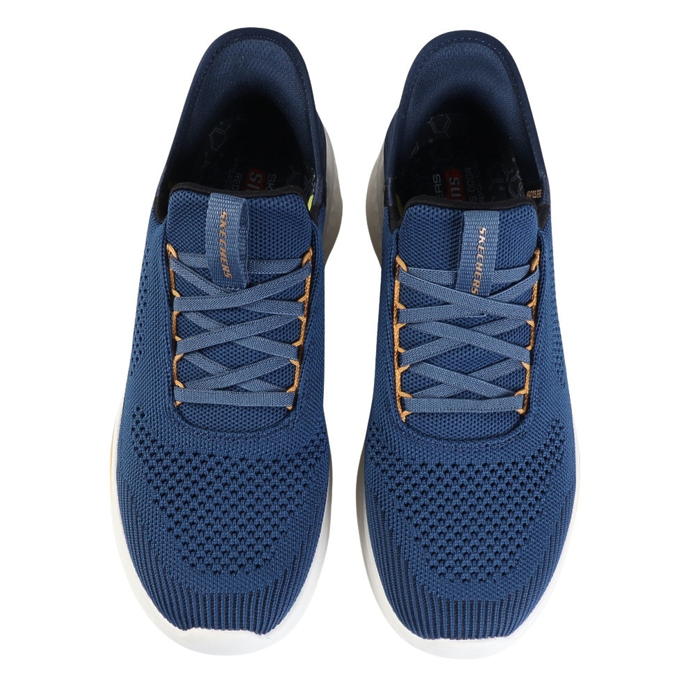 スケッチャーズ（SKECHERS）（メンズ）カジュアルシューズ スリップインズ スレイドクイント ブルー 210810-BLU スニーカー スポーツシューズ ハンズフリー