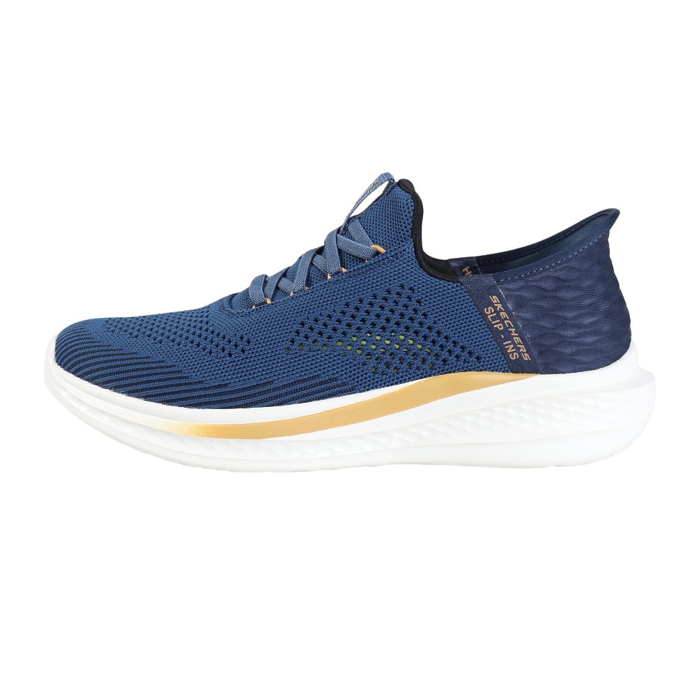 スケッチャーズ（SKECHERS）（メンズ）カジュアルシューズ スリップインズ スレイドクイント ブルー 210810-BLU スニーカー スポーツシューズ ハンズフリー