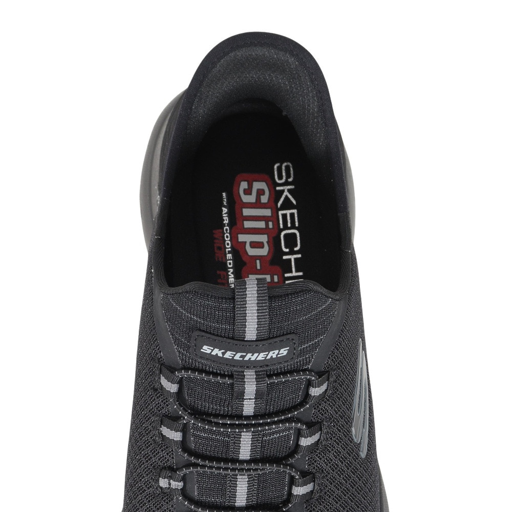 スケッチャーズ（SKECHERS）（メンズ）カジュアルシューズ スリップインズ サミッツ ハイ レンジ ブラック 232457W-BBK スニーカー ハンズフリー 洗濯機洗い可