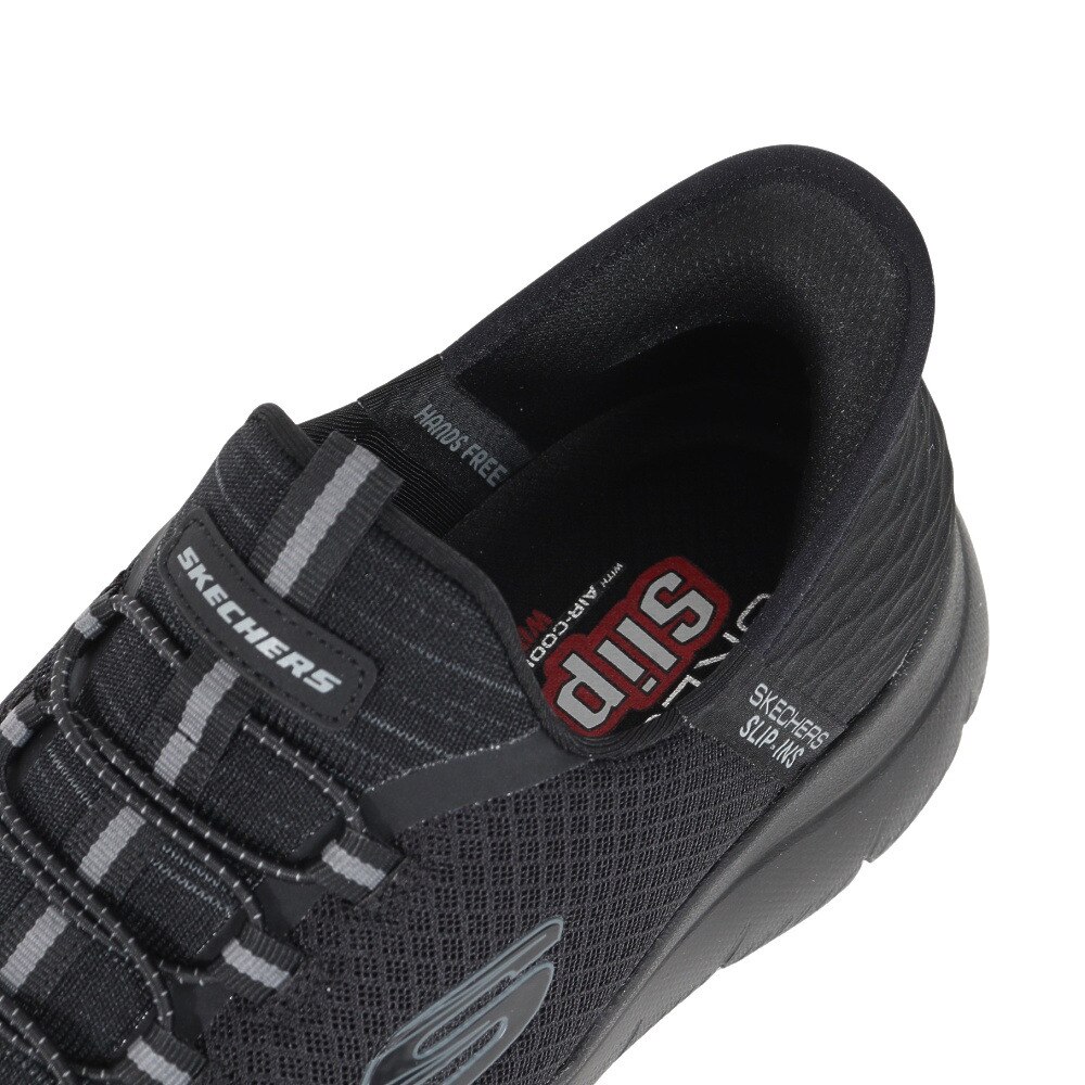 スケッチャーズ（SKECHERS）（メンズ）カジュアルシューズ スリップインズ サミッツ ハイ レンジ ブラック 232457W-BBK スニーカー ハンズフリー 洗濯機洗い可★★★