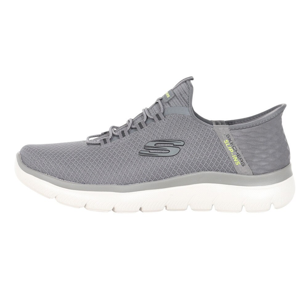 スケッチャーズ（SKECHERS）（メンズ）カジュアルシューズ スリップインズ サミッツ ハイ レンジ グレー 232457W-CHAR スニーカー ハンズフリー 洗濯機洗い可