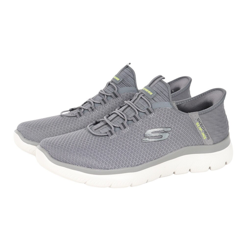 スケッチャーズ（SKECHERS）（メンズ）カジュアルシューズ スリップインズ サミッツ ハイ レンジ グレー 232457W-CHAR スニーカー ハンズフリー 洗濯機洗い可